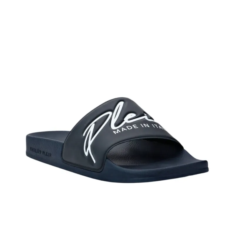 PHILIPP PLEIN Embossed Logo Slides-2