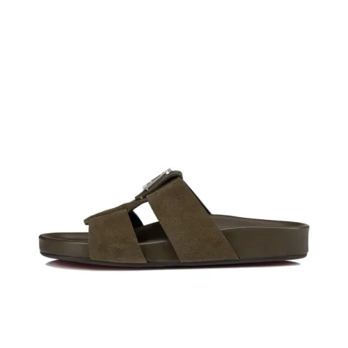 Christian Louboutin Dhabubizz Slide Slippers Men Brown