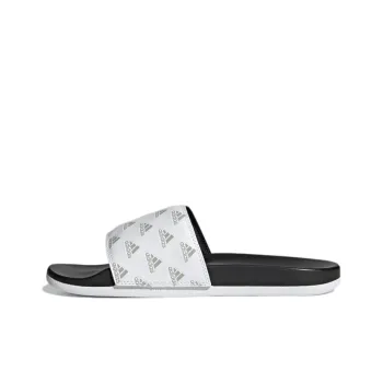 Adilette Adidas Comfort Slide 'Repeat Logo   White'