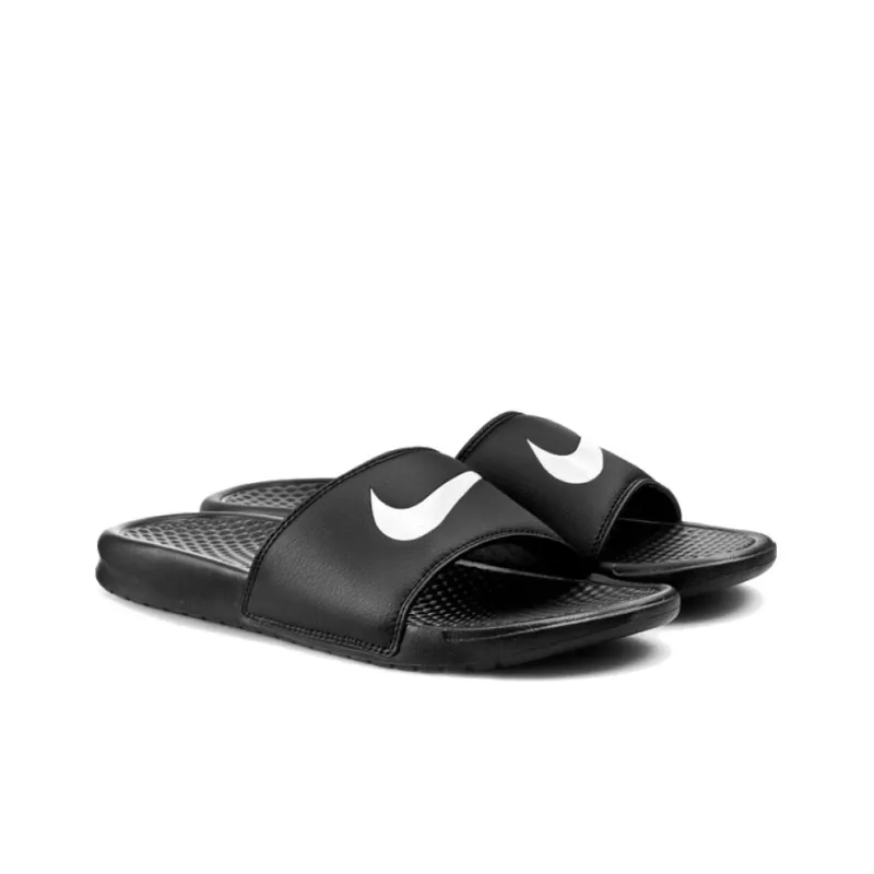 Nike Bennasi Swoosh 312618 Black/White-2