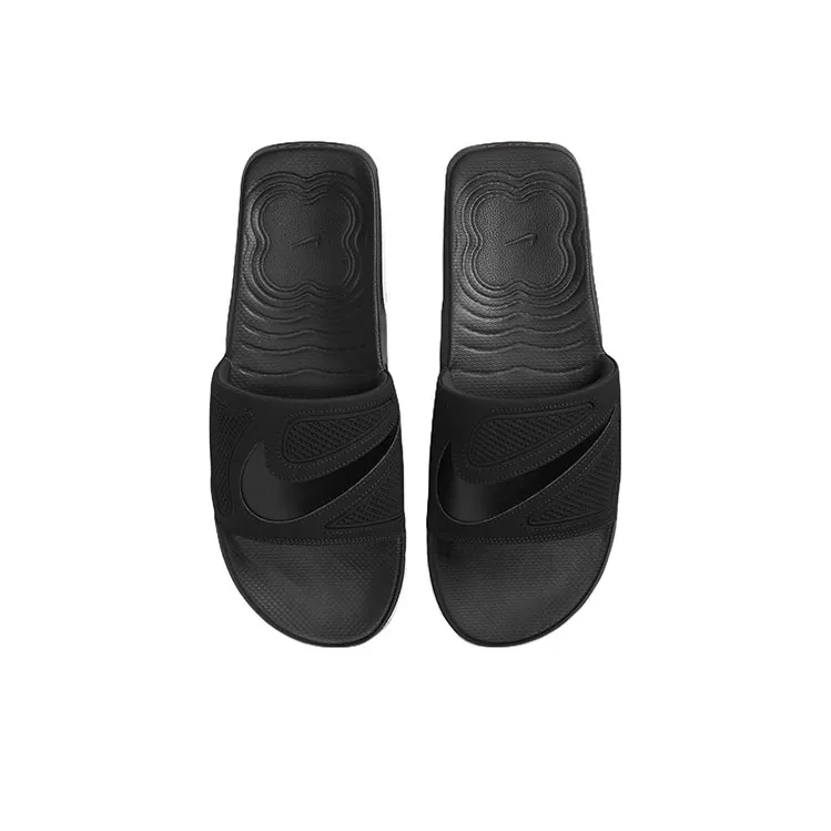 Nike Air Max Cirro Slide Black Metallic Silver-2