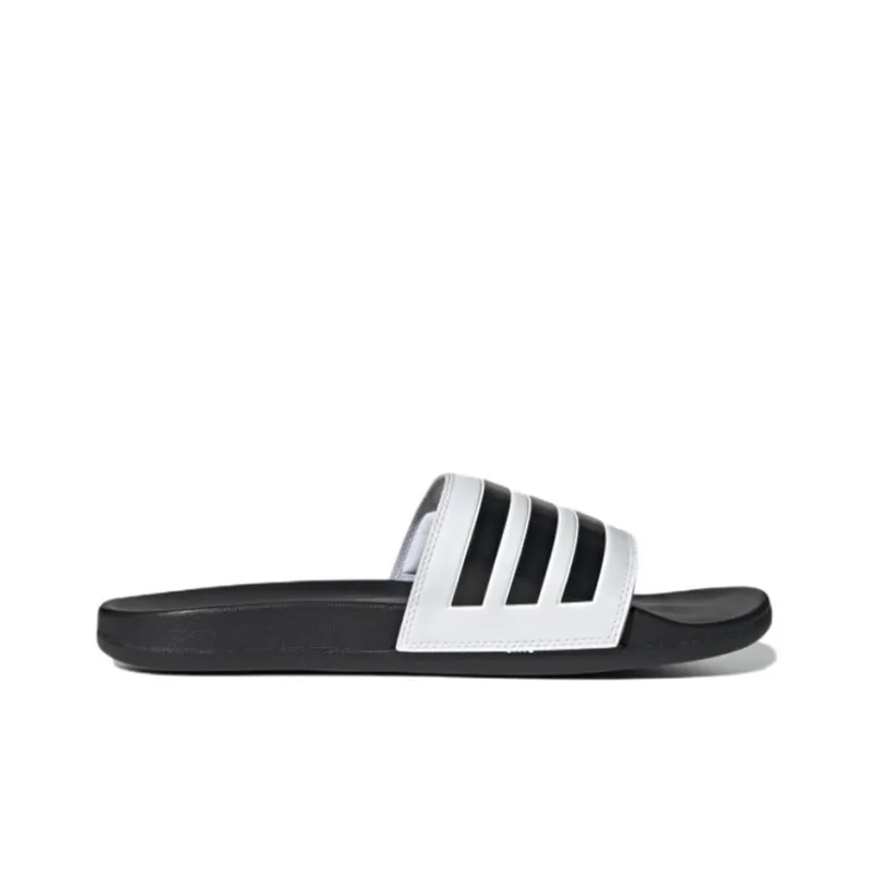Adidas Adilette Comfort Slides Cloud White Core Black-1