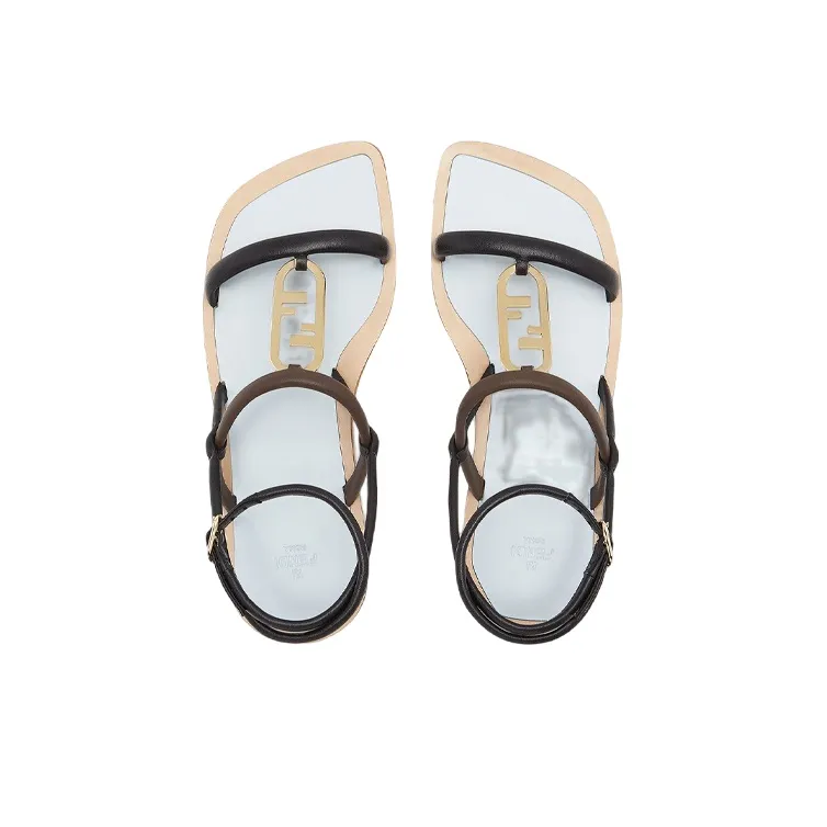 FENDI Strap Sandals Women's Black-3