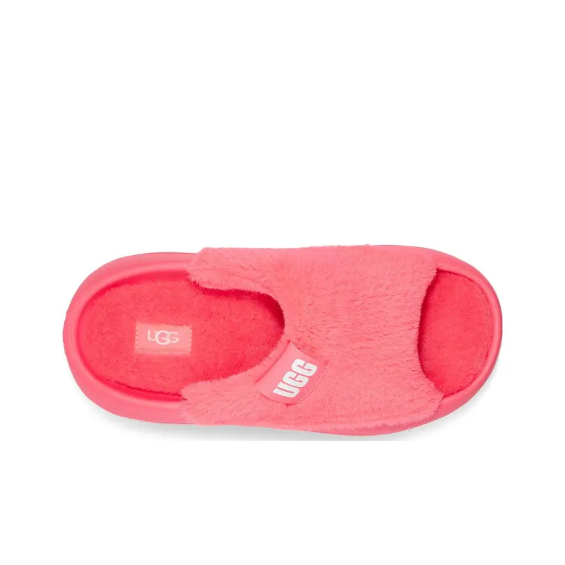 UGG FoamO UGGplush Slide Super Coral Women's-3