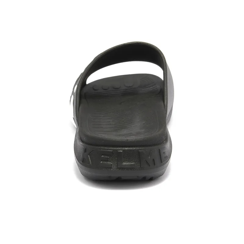 KELME EVA Slip Resistant Abrasion Resistant Quick Drying Sports Slippers Unisex Black-3