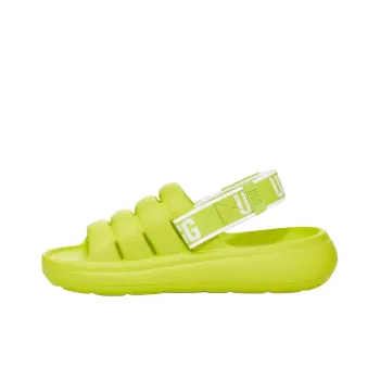 UGG Fluff You Stylish Sandals Women's Green