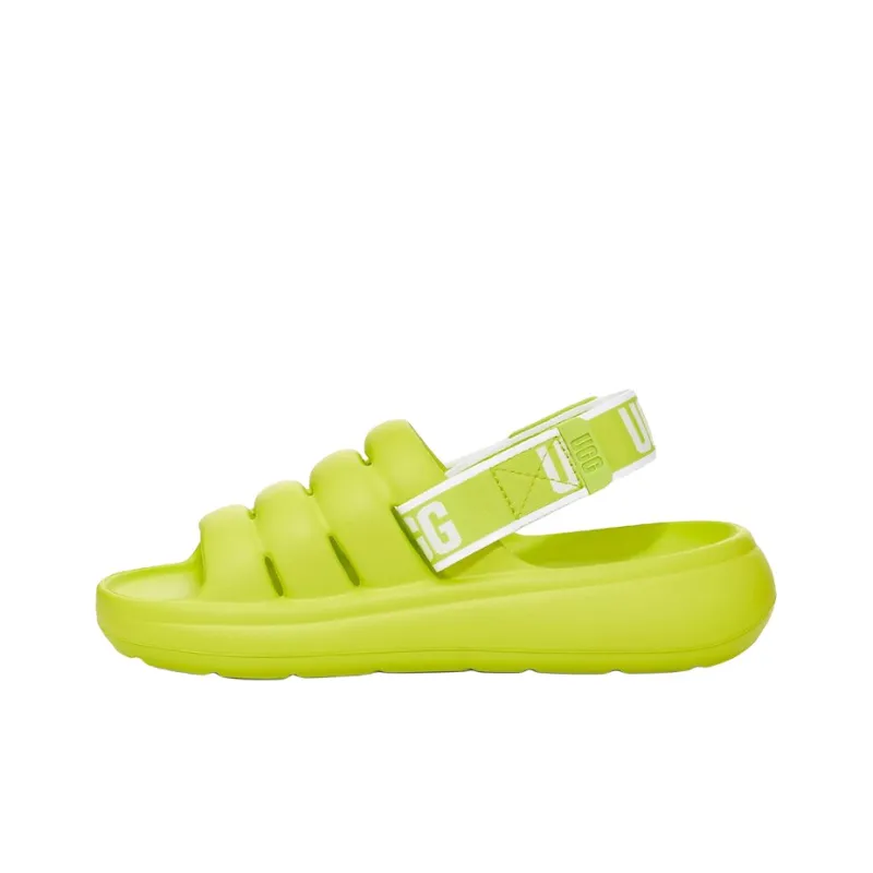 UGG Fluff You Stylish Sandals Women's Green-0