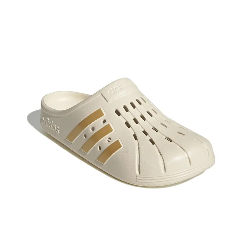 Adidas Adilette Clog 'Wonder White Gold Metallic'-2