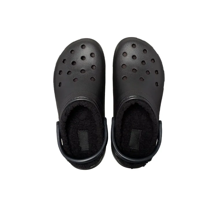 Crocs Classic Platform Lined Clog 'Black' Women's-3