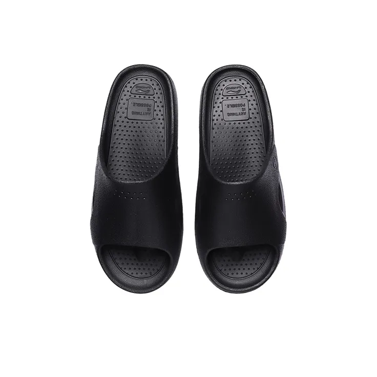 LiNing Quiet Slide Slippers Men's Black-3
