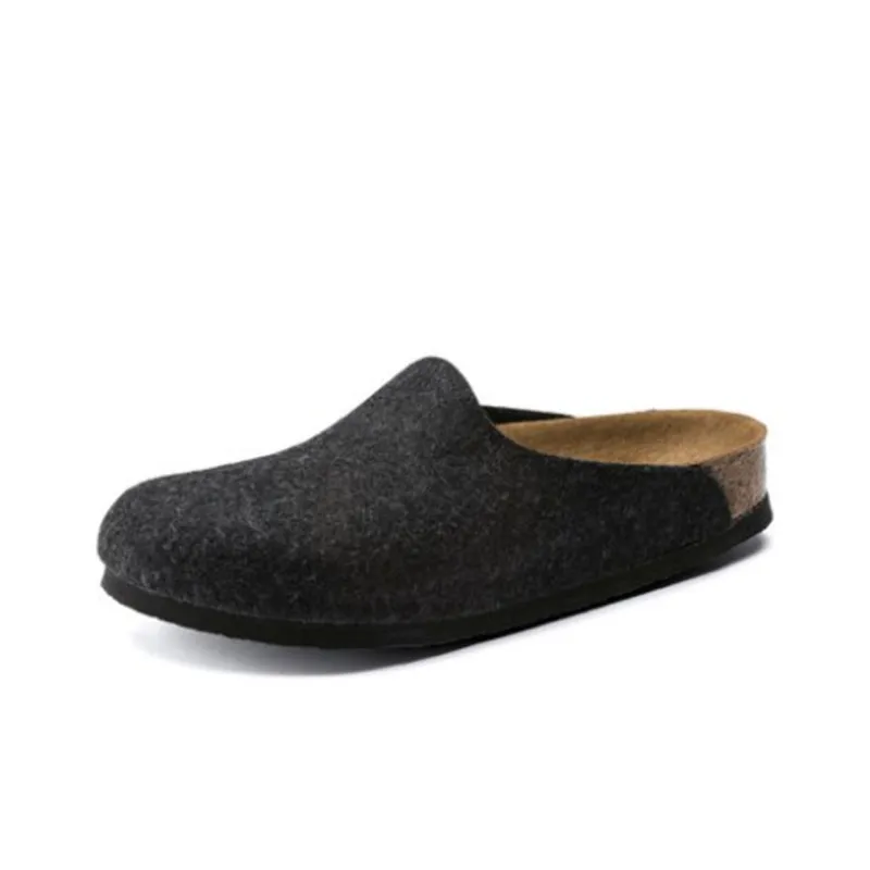 Birkenstock Amsterdam Stylish Sandals Unisex Coal Gray-2