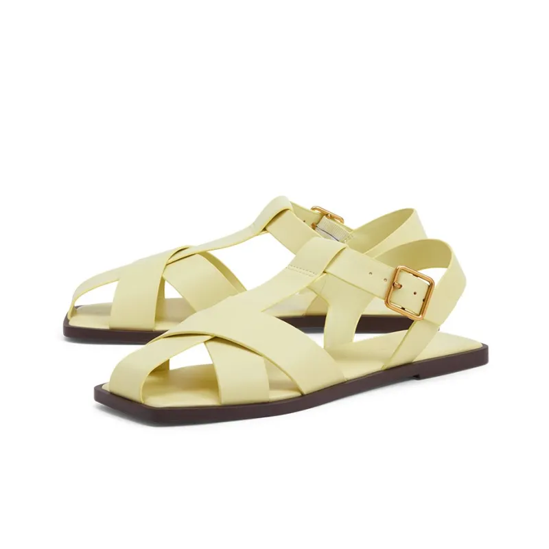 CHARLES&KEITH Stylish Sandal Women's Yellow-2