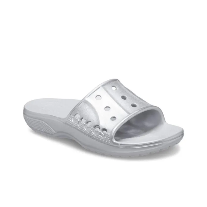 Crocs Ii Metallic Slides 'Silver'-2