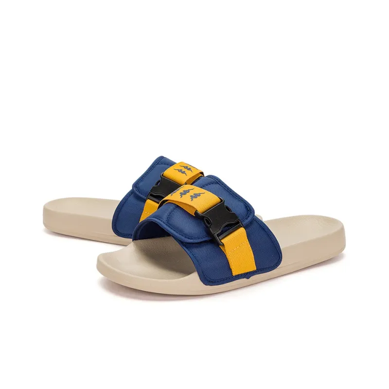 Kappa EVA Rubber Sole Slip Resistant Slide Slippers Unisex Indigo, Amber, Yellow-3