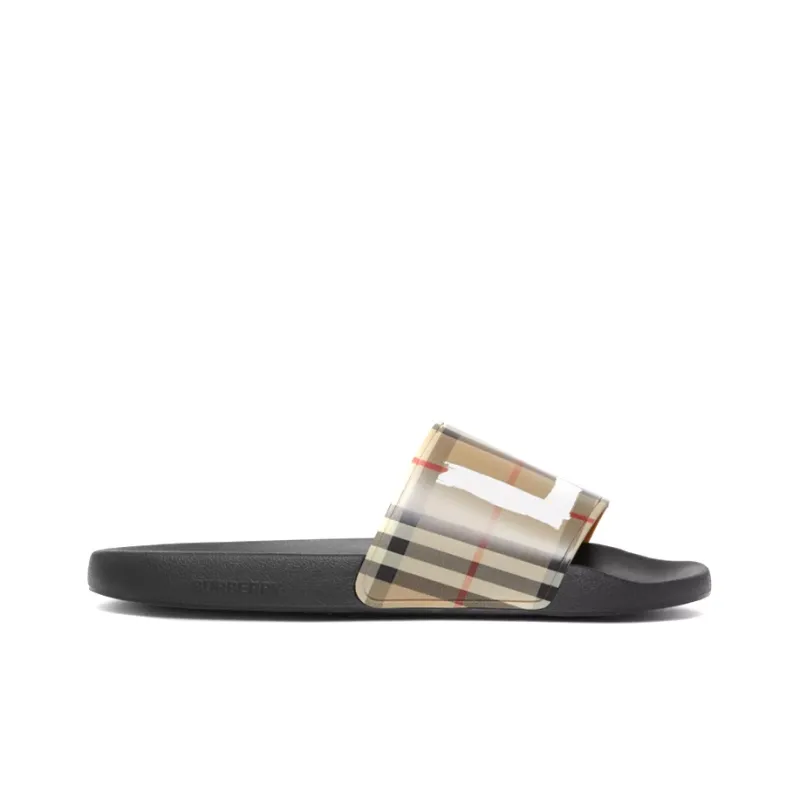 Burberry Vintage Slide Slippers Men's Archive Beige-1