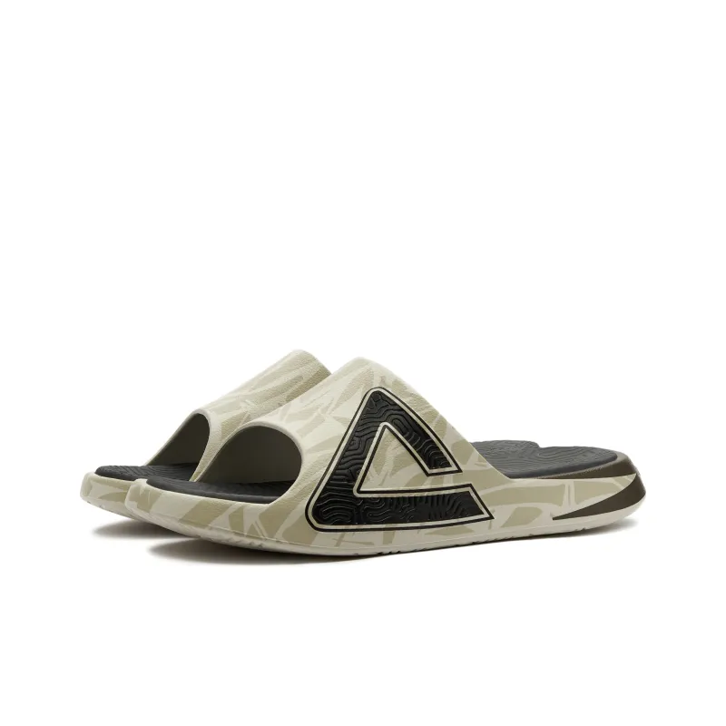 PEAK Quiet Slide Slippers Unisex Light Khaki-4