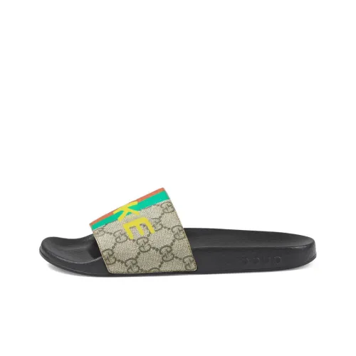 GUCCI Fake Not Print Sandals Women's