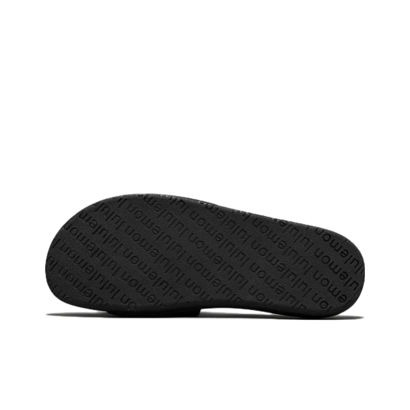 Lululemon Restfeel Slide Rubber Sole Slip Resistant Slide Slippers Men's Black-4