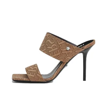VERSACE Allover 95mm Jacquard Mules