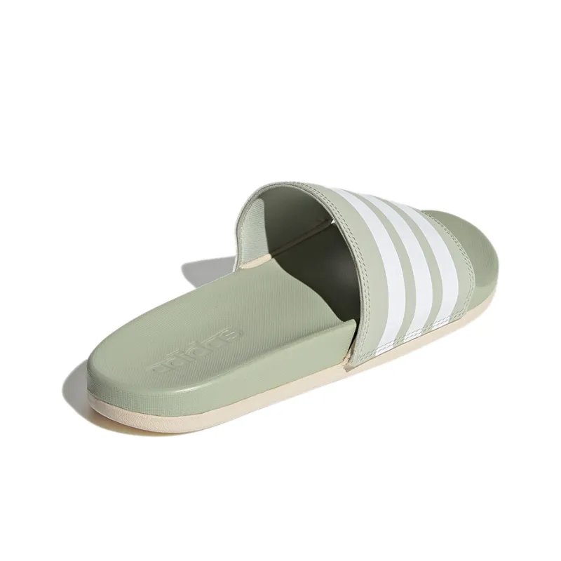 Adidas Adilette Comfort Slides 'Halo Green Ivory' Women's-3