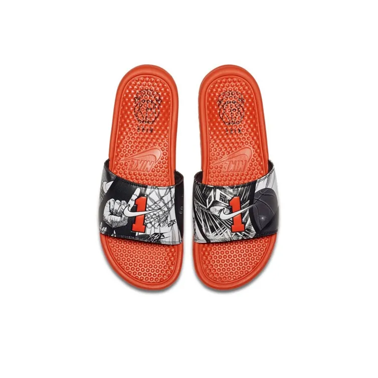 Nike Benassi Jdi Print 'Team Orange'-2