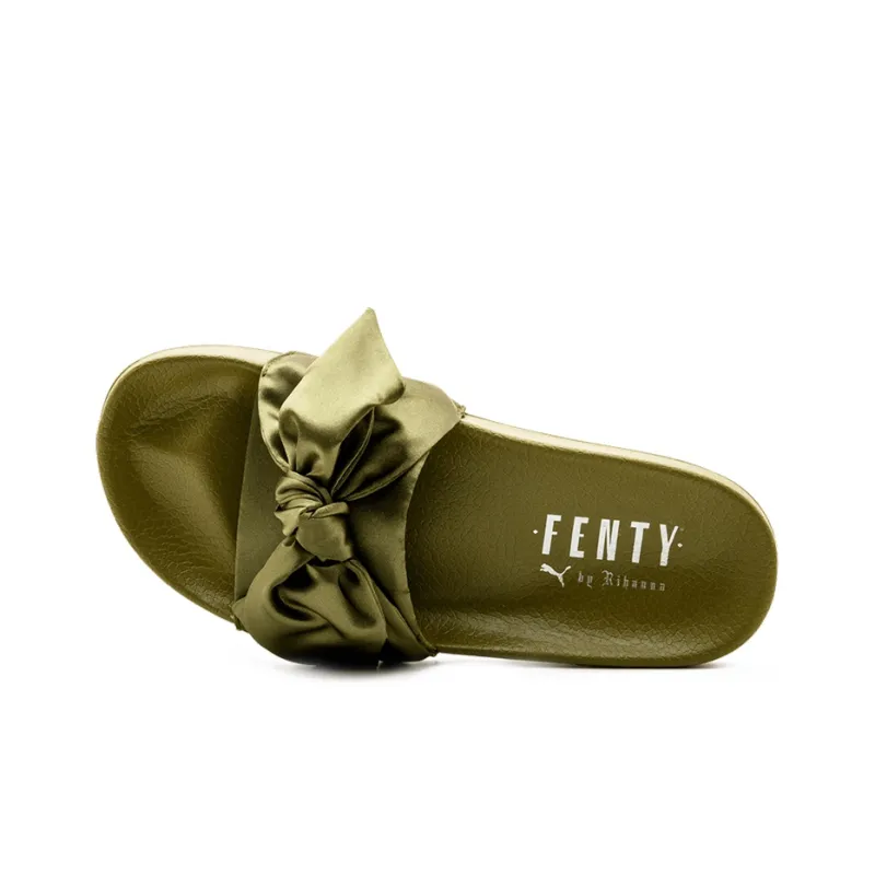 PUMA Bow Slide Rihanna Fenty Olive Women's-2