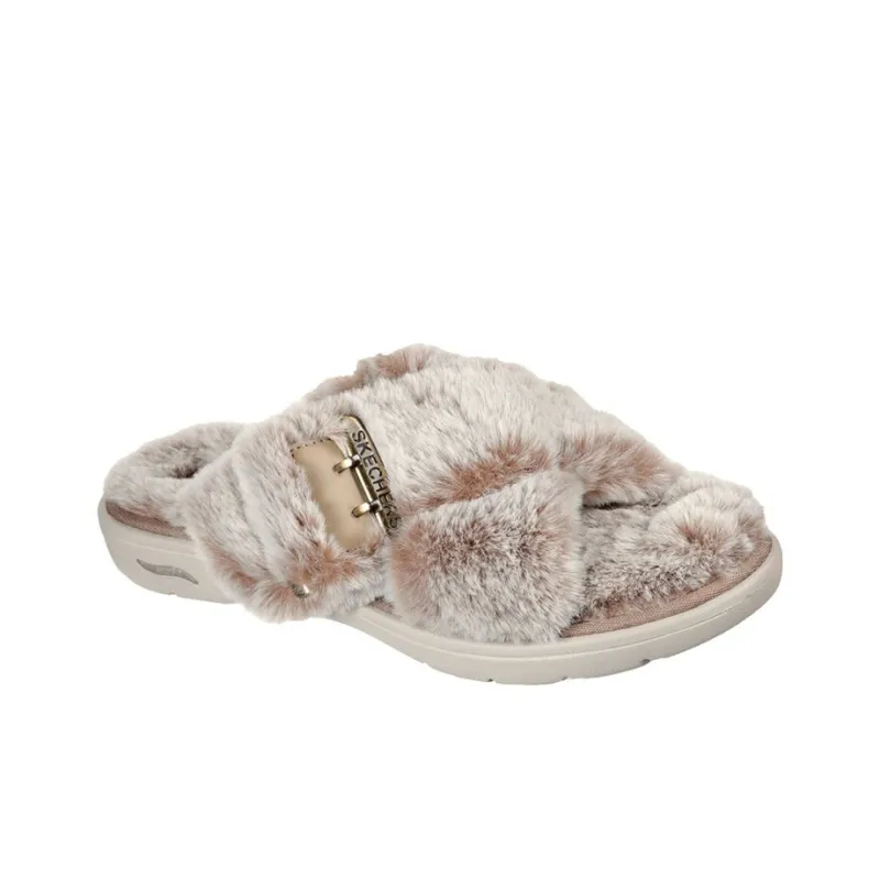 Skechers ARCH FIT LOUNGE Rubber Sole Slippers Women's Taupe-2