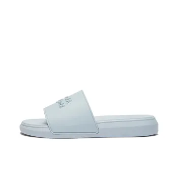 Alexander McQueen Pool Slides Light Blue