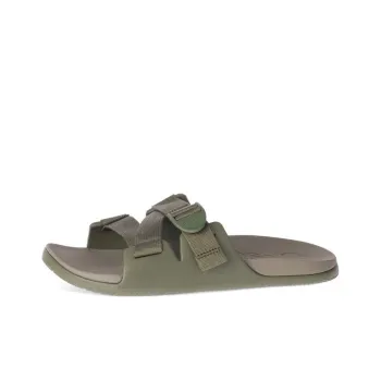 Chaco Chillos Slide Slippers Men's Light Green
