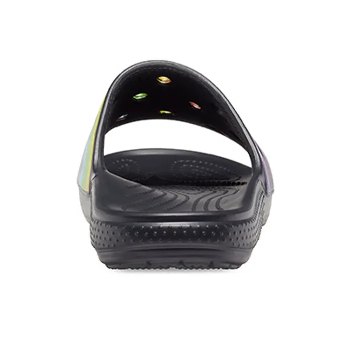 Crocs Classic Clog EVA Antibacterial Quick Dry Slide Slippers Unisex Black Multicolor-4