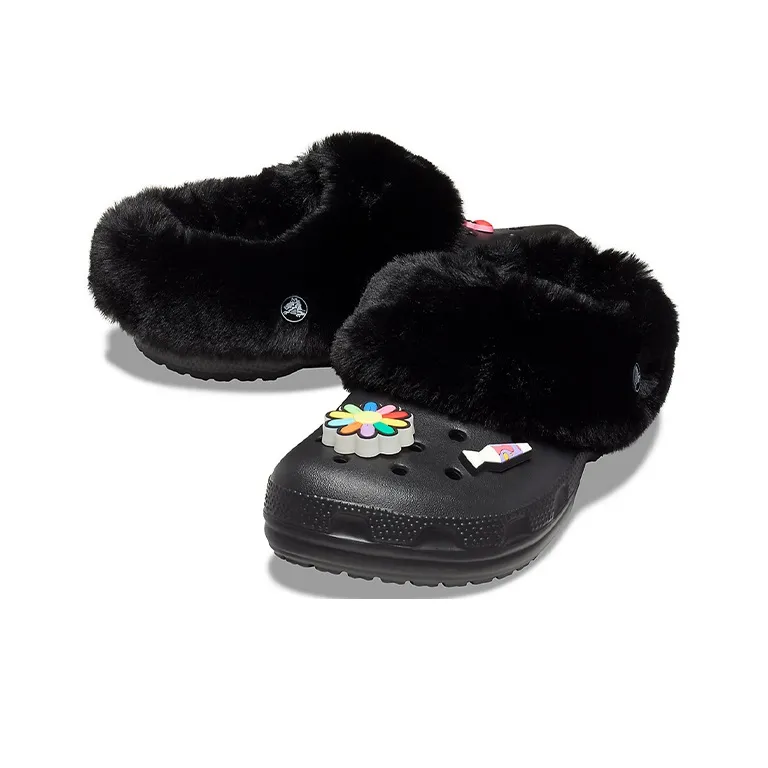 Crocs Classic Clog Crocs Black Unisex Slippers-5