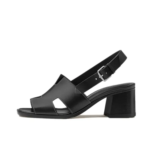 HERMES Elbe One-Strap Sandals Women's