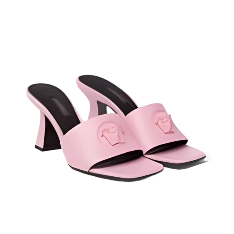 FANSIZHE La Medusa Stylish Sandal Women's Pink-1