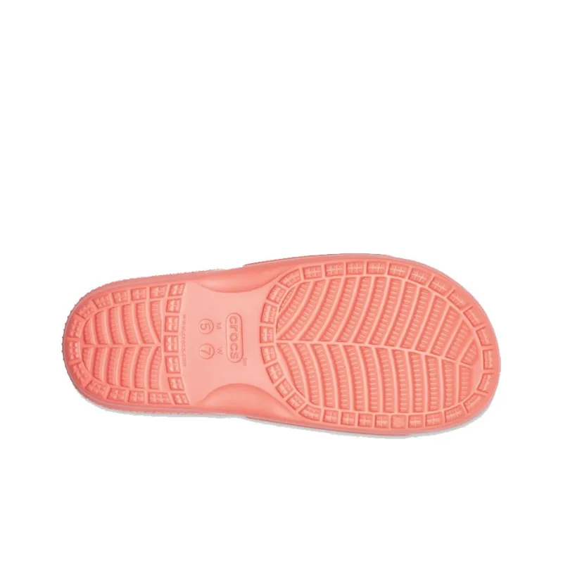Crocs Slide Slippers Unisex Sunset Red-4