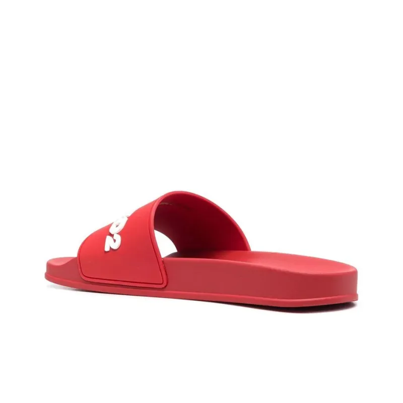 DSQUARED2 Logo print Sliders-3