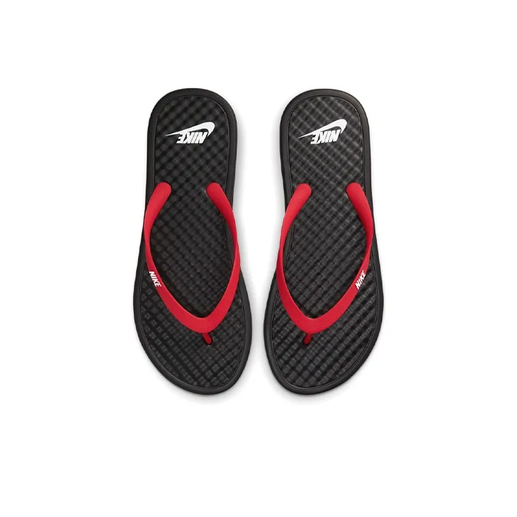 Nike On Deck Flip Flop 'Black University Red'-2