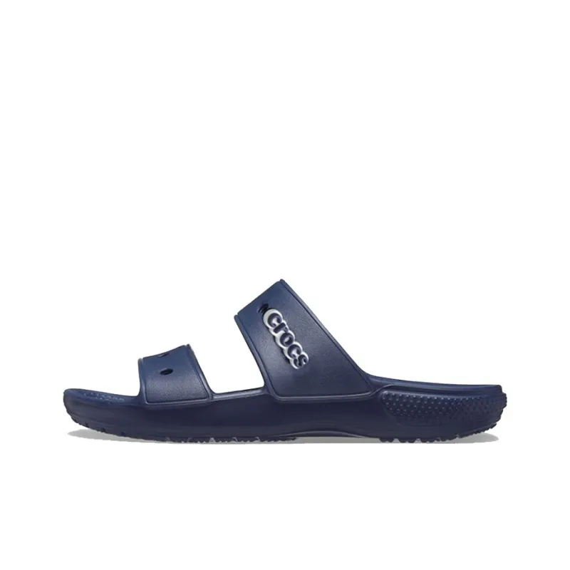 Crocs Classic Double Band Slide Sandals Navy-0