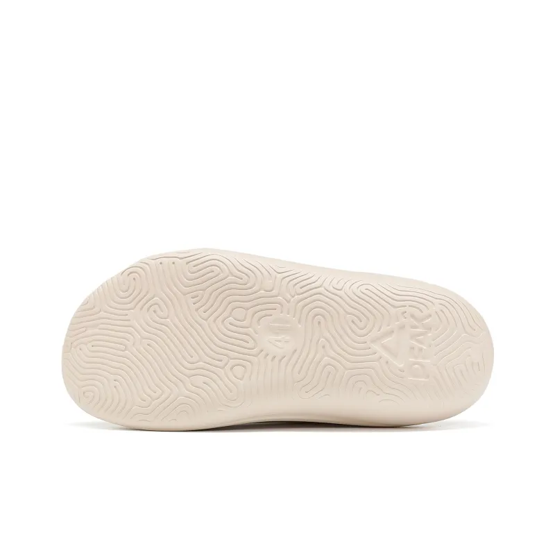 PEAK Very Small Fat Drag Slip Resistant Abrasion Resistant Slide Slippers Unisex Ivory Yellow-5