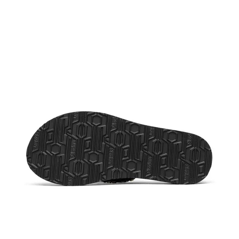 Skechers Meditation Rubber Sole EVA Slip-Resistant Slide Slippers Women's Black Multicolor-4