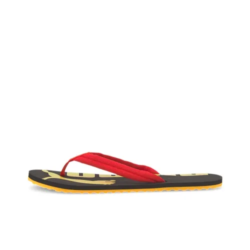 PUMA Epic Flip Slide Slippers Unisex Black/Gold/Red