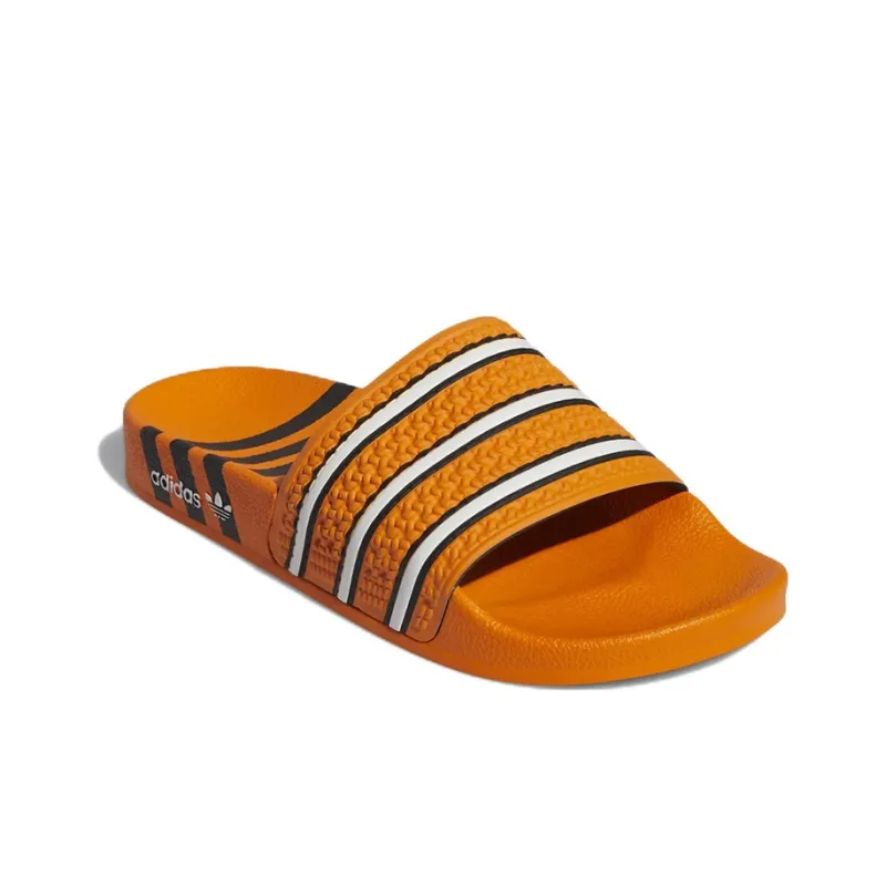 Adilette Women's Adidas Originals Slide 'Three Stripes   Bright Orange' Women's-2