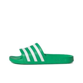 Adilette Adidas Aqua Slides 'Vivid Green'