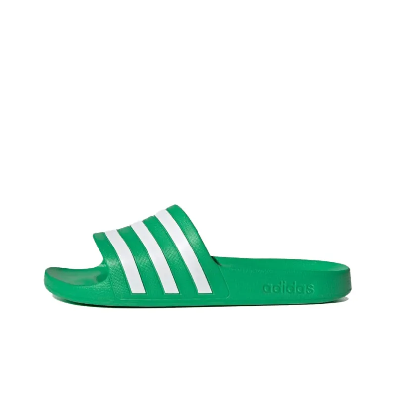 Adilette Adidas Aqua Slides 'Vivid Green'-0