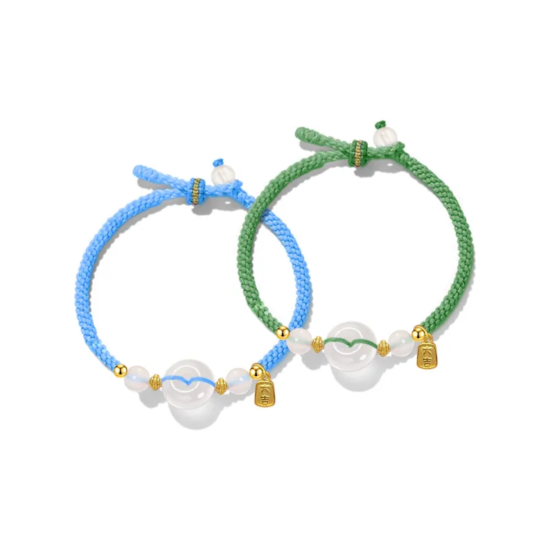 Teddy Bear Collection Chalcedony Bracelets Unisex-2