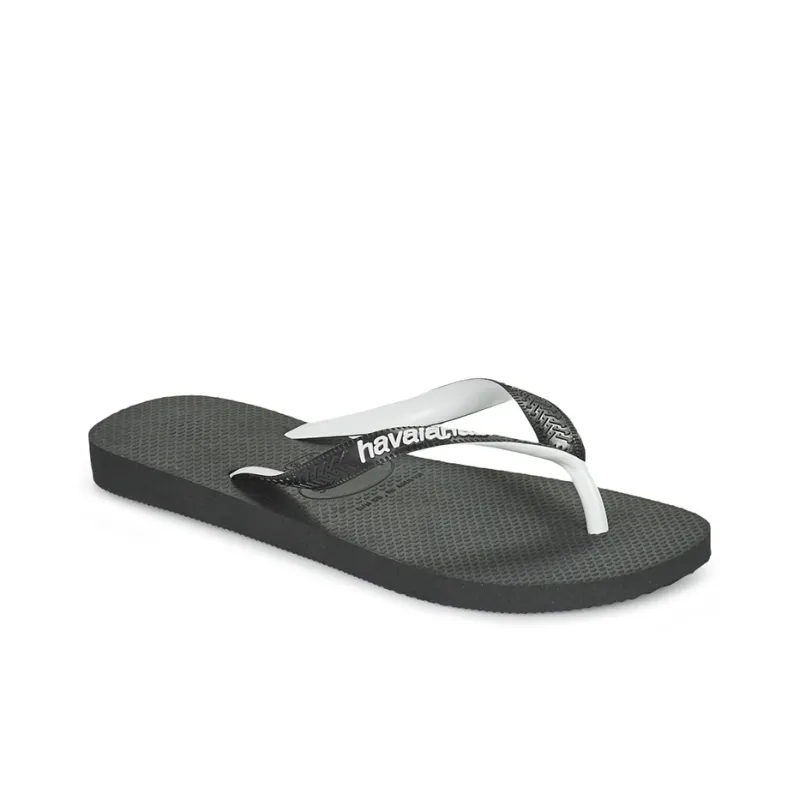 Havaianas Stylish Sandals Unisex Black White-2
