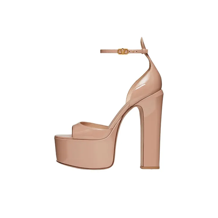 Valentino Garavani Tan-Go 155mm Patent-leather Pumps-0