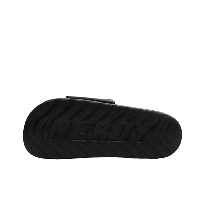Nerdy Slide Slippers Unisex Black-5