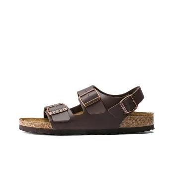 Birkenstock Milano Birko Flor Sandals 'Dark Brown'