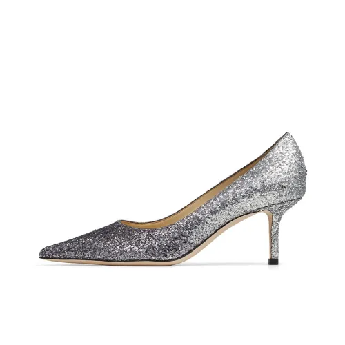 Jimmy Choo LOVE High Heels Women's Carbon Gray