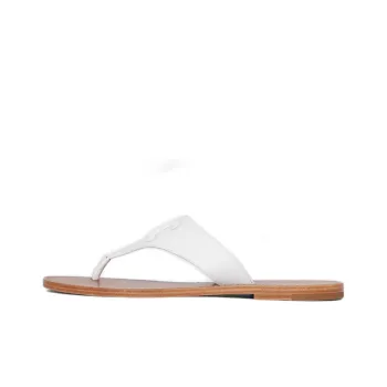 CELINE Triomphe Stylish Sandal Women's White